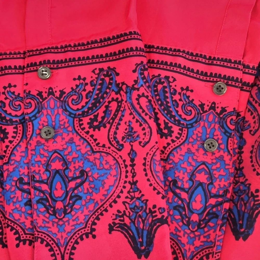 J. Crew Dervish Paisley Tunic Extra Small